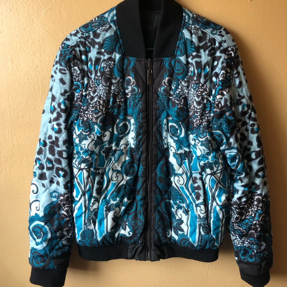 Versace reversible bomber jacket